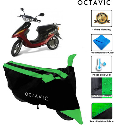octavic Waterproof Two Wheeler Cover for Indus(Yo Style, Green)
