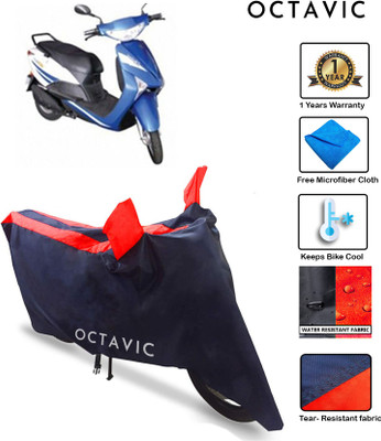 octavic Waterproof Two Wheeler Cover for Indus(Yo Xplor, Red)