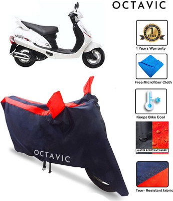 octavic Waterproof Two Wheeler Cover for Mahindra(Duro, Red)