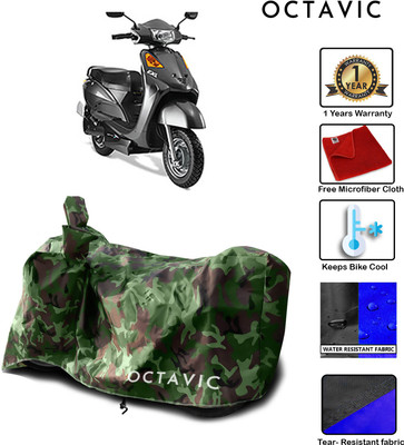octavic Waterproof Two Wheeler Cover for Indus(Yo EXL, Green)