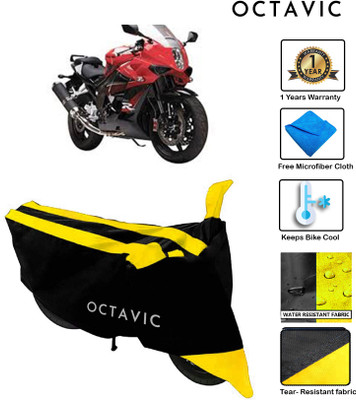 octavic Waterproof Two Wheeler Cover for Hyosung(GT650R, Yellow)