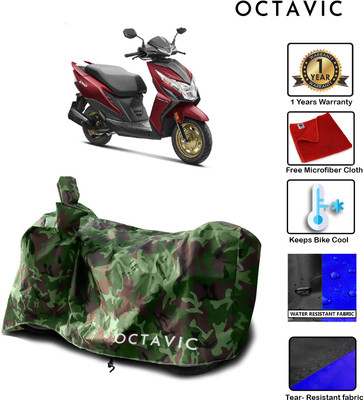 octavic Waterproof Two Wheeler Cover for Honda(Deo, Green)