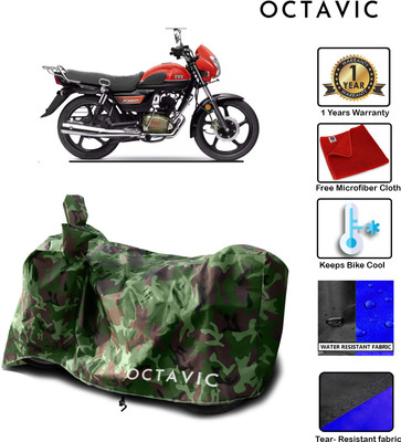 octavic Waterproof Two Wheeler Cover for TVS(Radeon, Green)
