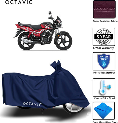 AUTOCAD Waterproof Two Wheeler Cover for TVS(Star City, Blue)