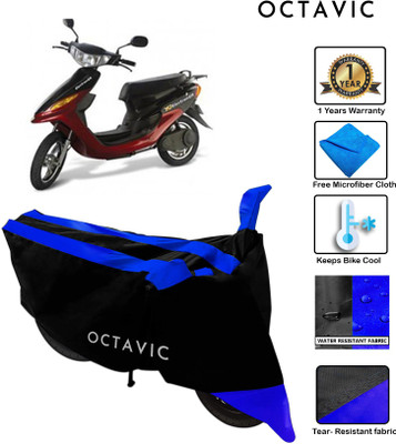 octavic Waterproof Two Wheeler Cover for Indus(Yo Style, Blue)