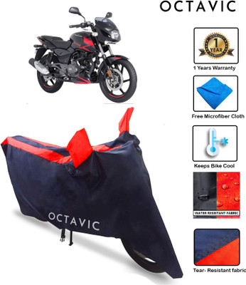 octavic Waterproof Two Wheeler Cover for Bajaj(Pulsar 150, Red)