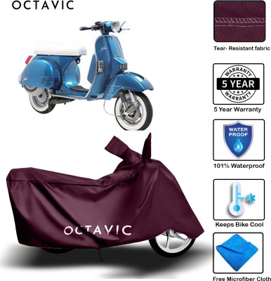 AUTOCAD Waterproof Two Wheeler Cover for LML(Star Euro, Maroon)