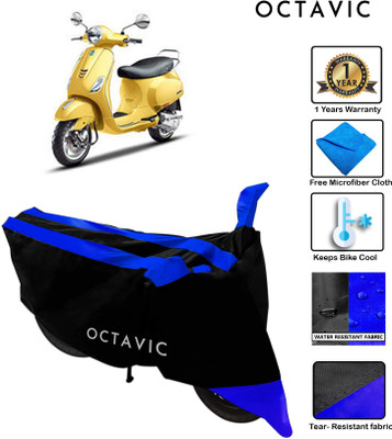 octavic Waterproof Two Wheeler Cover for Piaggio(Vespa SXL, Blue)
