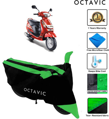 octavic Waterproof Two Wheeler Cover for Mahindra(Duro DZ, Green)