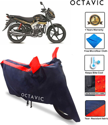 octavic Waterproof Two Wheeler Cover for Mahindra(Centuro, Red)