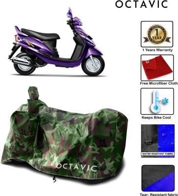 octavic Waterproof Two Wheeler Cover for Mahindra(Rodeo RZ, Green)