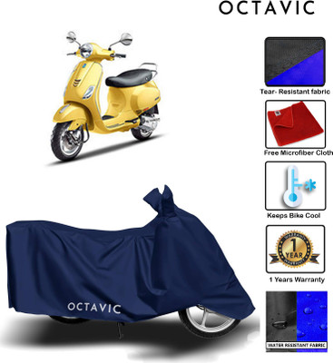 AUTOCAD Waterproof Two Wheeler Cover for Piaggio(Vespa SXL, Blue)
