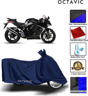 octavic Waterproof Two Wheeler Cover for Hyosung(GT250R, Blue)