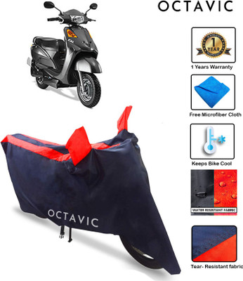 octavic Waterproof Two Wheeler Cover for Indus(Yo Spark, Red)