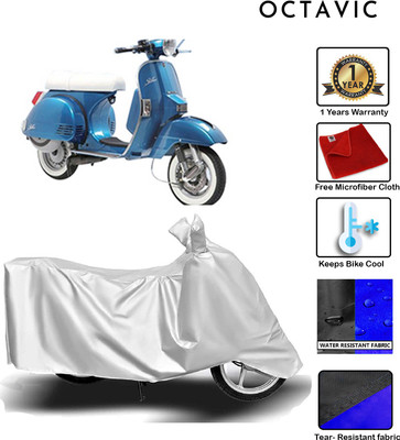 octavic Waterproof Two Wheeler Cover for LML(Star Euro, Silver)