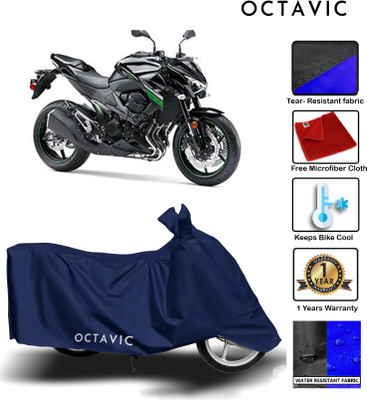 AUTOCAD Waterproof Two Wheeler Cover for Kawasaki(Z800, Blue)