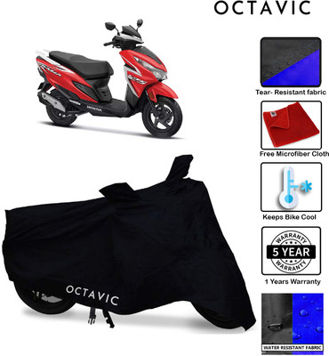 AUTOCAD Waterproof Two Wheeler Cover for Honda(Grazia, Black)