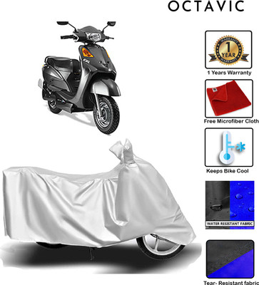 octavic Waterproof Two Wheeler Cover for Indus(Yo EXL, Silver)