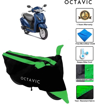 octavic Waterproof Two Wheeler Cover for Honda(Activa, Green)