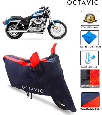 octavic Waterproof Two Wheeler Cover for Harley Davidson(XL 883, Red)