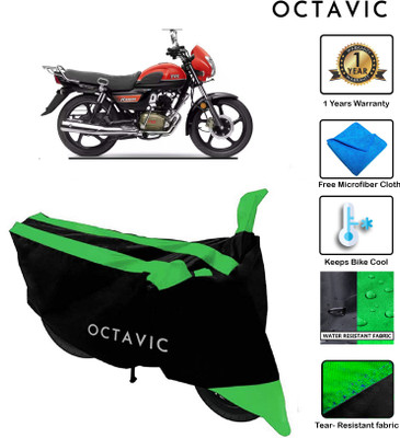 octavic Waterproof Two Wheeler Cover for TVS(Radeon, Green)