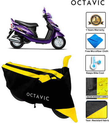 octavic Waterproof Two Wheeler Cover for Mahindra(Rodeo RZ, Yellow)