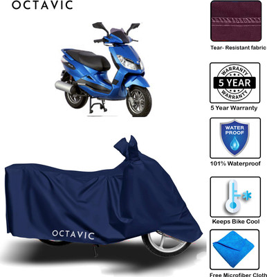 octavic Waterproof Two Wheeler Cover for Bajaj(Sunny, Blue)
