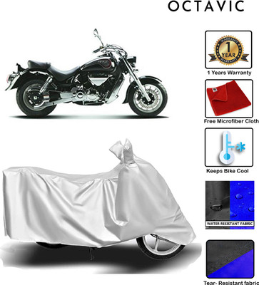 octavic Waterproof Two Wheeler Cover for Hyosung(ST7, Silver)