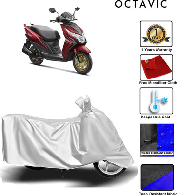 octavic Waterproof Two Wheeler Cover for Honda(Deo, Silver)