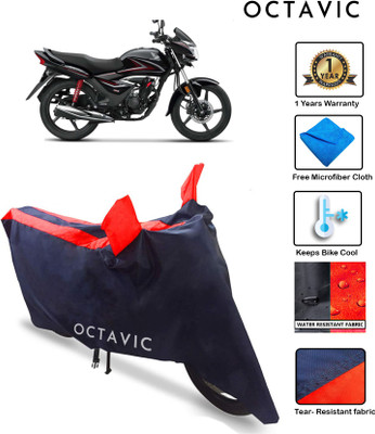 octavic Waterproof Two Wheeler Cover for Honda(CB Shine, Red)