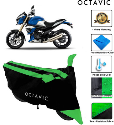 octavic Waterproof Two Wheeler Cover for Mahindra(MOJO XT 300, Green)