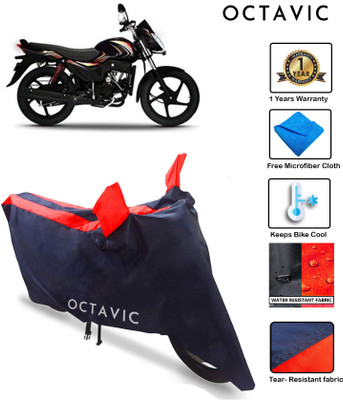 octavic Waterproof Two Wheeler Cover for Mahindra(Pantero, Red)