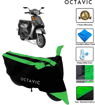 octavic Waterproof Two Wheeler Cover for Indus(Yo EXL, Green)