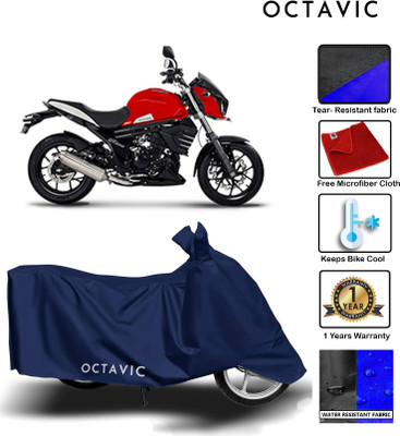 AUTOCAD Waterproof Two Wheeler Cover for Mahindra(Mojo, Blue)