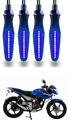 FKOK Rear LED Indicator Light for Bajaj XCD 125cc(Blue)