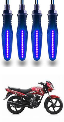 FKOK Rear LED Indicator Light for TVS Star Sport(Blue)