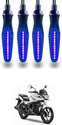 FKOK Rear LED Indicator Light for Hero Ignitor(Blue)