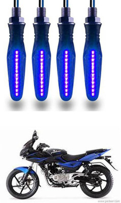 FKOK Rear LED Indicator Light for Bajaj Pulsar 220 DTS-i(Blue)