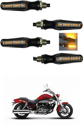 FKOK Rear LED Indicator Light for Hyosung Aquila Pro 650(Multicolor)