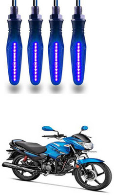 FKOK Rear LED Indicator Light for Hero Glamour FI(Blue)