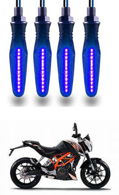 FKOK Rear LED Indicator Light for KTM Duke 390(Blue)