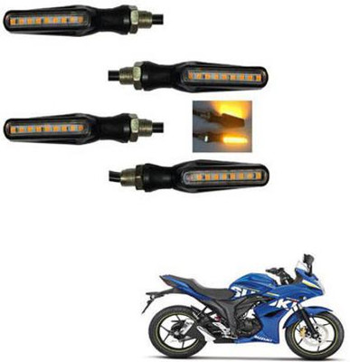 FKOK Rear LED Indicator Light for Suzuki Gixxer SF(Multicolor)