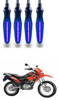 FKOK Rear LED Indicator Light for Hero Impulse(Blue)