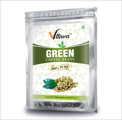 VLTAVA Green Coffee Beans for Weight Loss (Unroasted Arabica) Instant Coffee (200 g) Coffee Beans