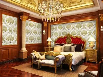 VI COLLECTIONS Vinyl Decorative Multicolor Wallpaper(L x W: 400 cm x 45 cm)