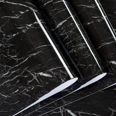 CRAZE IMPEX Abstract Black Wallpaper(60 cm x 200 cm)