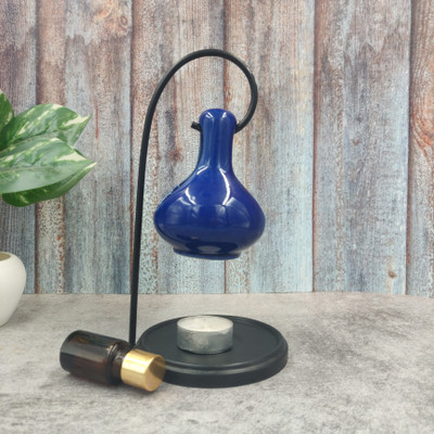 Home Delight HangingBlue Ceramic Diffuser_10ml Lavender Fragrance_One Tealight Candle(Pack-1) Diffuser Set, Aroma Oil HangingBlue Lavender Fragrance Aroma Set with 10 ml Aroma Oil and 1 Tea Light Candles (Blue(1 Units) Home Delight HangingBlue Ceramic Diffuser_10ml Lavender Fragrance_One Tealight Candle(Pack-1) Diffuser Set, Aroma Oil HangingBlue Lavender Fragrance Aroma Set with 10 ml Aroma Oil and 1 Tea Light Candles (Blue(1 Units)
