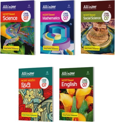 CBSE All In One NCERT Based Science , Social Science , Mathematics , English and Hindi Class 7 2022-23 Edition (Set of 5 Books)(Paperback, Arihant Experts)