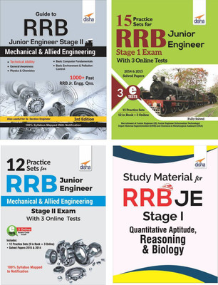 Rrb Junior Engineer Study Package for Stage I & II Mechanical & Allied Engineering(English, Paperback, unknown)