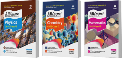 CBSE�All�In�One�Physics, Chemistry and Mathematics Class 12 2022-23 Edition (As per latest CBSE Syllabus issued on 21 April 2022) (Set of 3 Books)(Paperback, Arihant Experts)